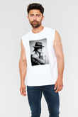 Adam Ant Beyaz Unisex Kolsuz Tişört