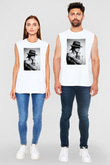 Adam Ant Beyaz Unisex Kolsuz Tişört