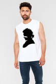 Adam Ant Beyaz Unisex Kolsuz Tişört
