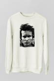 Adam Ant Beyaz Unisex Sweatshirt