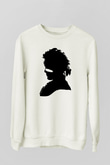 Adam Ant Beyaz Unisex Sweatshirt