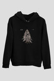 Adam Beyer Baskılı Unisex Siyah Hoodie