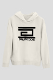 Adam Beyer Beyaz Unisex Kapüşonlu Sweatshirt