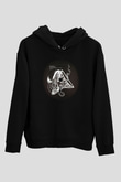 Adam Beyer Siyah Unisex Kapüşonlu Sweatshirt