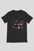 Adam Beyer Siyah Unisex V Yaka Tişört