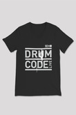 Adam Beyer Siyah Unisex V Yaka Tişört
