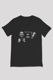 Adam Beyer Siyah Unisex V Yaka Tişört
