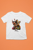 Adam Cole Baskılı Beyaz Unisex Beyaz Çocuk Tişört - Tshirt