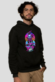 Adam Cole Baskılı Unisex Siyah Hoodie