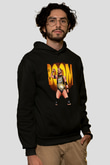 Adam Cole Baskılı Unisex Siyah Hoodie