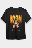 Adam Cole Baskılı Unisex Siyah Tişört - Tshirt