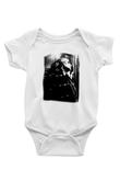 Adele Baskılı Beyaz Unisex Bebek Body - Zıbın