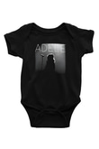 Adele Baskılı Siyah Bebek Body - Zıbın