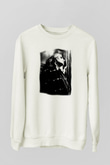 Adele Beyaz Unisex Sweatshirt