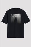 Adele Siyah Unisex Oversize Tişört T-Shirt