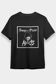 Adicts Baskılı Unisex Siyah Tişört