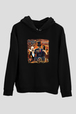 Adrenaline Mob Baskılı Unisex Siyah Hoodie