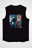 Adrenaline Mob Baskılı Unisex Siyah Kolsuz Tişört