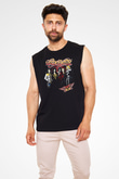 Aerosmith Siyah Unisex Kolsuz Tişört