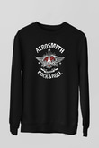 Aerosmith Siyah Unisex Sweatshirt