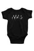 Aeternam Baskılı Unisex Siyah Bebek Body - Zıbın