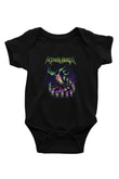 Aether Realm Baskılı Unisex Siyah Bebek Body - Zıbın