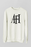 Afi Beyaz Unisex Sweatshirt
