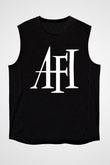 Afi Siyah Unisex Kolsuz Tişört