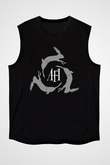 Afi Siyah Unisex Kolsuz Tişört