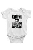 Afro Samurai Baskılı Beyaz Unisex Bebek Body - Zıbın