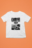 Afro Samurai Baskılı Beyaz Unisex Beyaz Çocuk Tişört - Tshirt