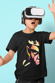 Afro Samurai Baskılı Unisex Siyah Çocuk Tişört - Tshirt