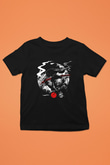 Afro Samurai Baskılı Unisex Siyah Çocuk Tişört - Tshirt