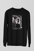 Afro Samurai Baskılı Unisex Siyah Sweatshirt