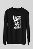 Afro Samurai Baskılı Unisex Siyah Sweatshirt