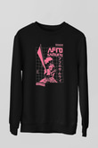 Afro Samurai Baskılı Unisex Siyah Sweatshirt