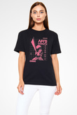 Afro Samurai Baskılı Unisex Siyah Tişört - Tshirt