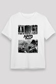 Afro Samurai Unisex Baskılı Beyaz Tişört - Tshirt