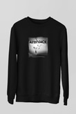 Afrojack Baskılı Unisex Siyah Sweatshirt