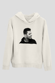 Afrojack Beyaz Unisex Kapüşonlu Sweatshirt