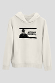 Afrojack Beyaz Unisex Kapüşonlu Sweatshirt