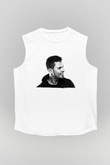 Afrojack Beyaz Unisex Kolsuz Tişört