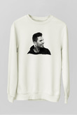 Afrojack Beyaz Unisex Sweatshirt