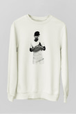 Afrojack Beyaz Unisex Sweatshirt