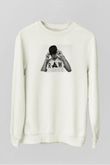 Afrojack Beyaz Unisex Sweatshirt