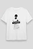 Afrojack Beyaz Unisex Tişört T-Shirt - TişörtFabrikası