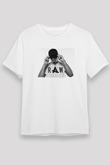 Afrojack Beyaz Unisex Tişört T-Shirt - TişörtFabrikası