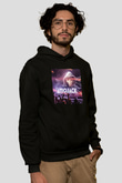 Afrojack Siyah Unisex Kapüşonlu Sweatshirt