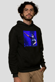 Afrojack Siyah Unisex Kapüşonlu Sweatshirt
