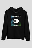 Afrojack Siyah Unisex Kapüşonlu Sweatshirt